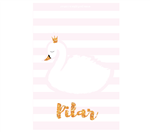 Stickers rect. gdes. Cisne 16u Pers